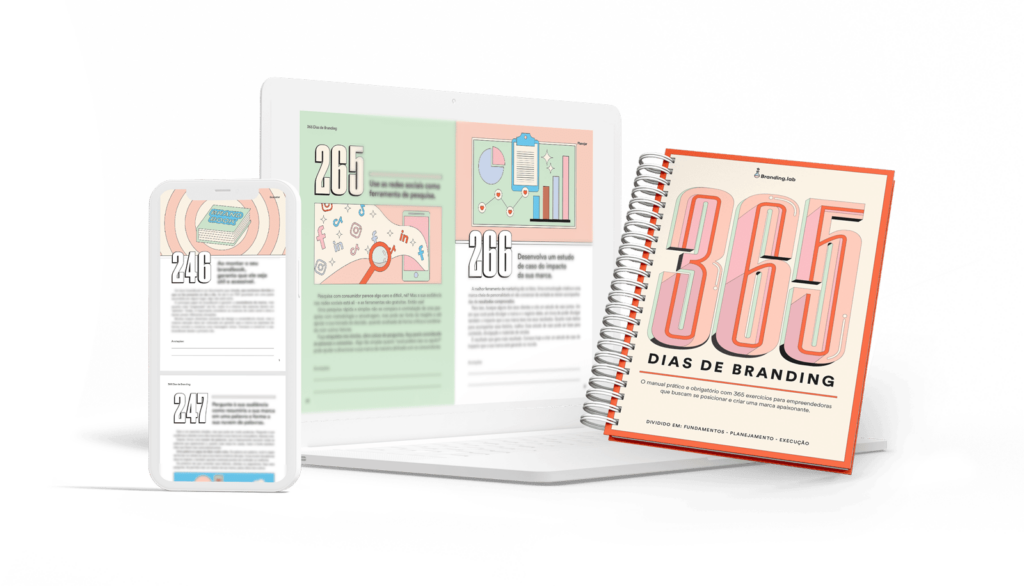 Miolo do livro 365 Dias de Branding